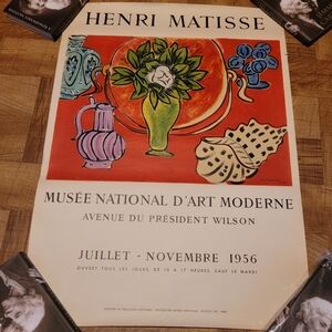 HENRI MATISSE LITHOGRAPH POSTER